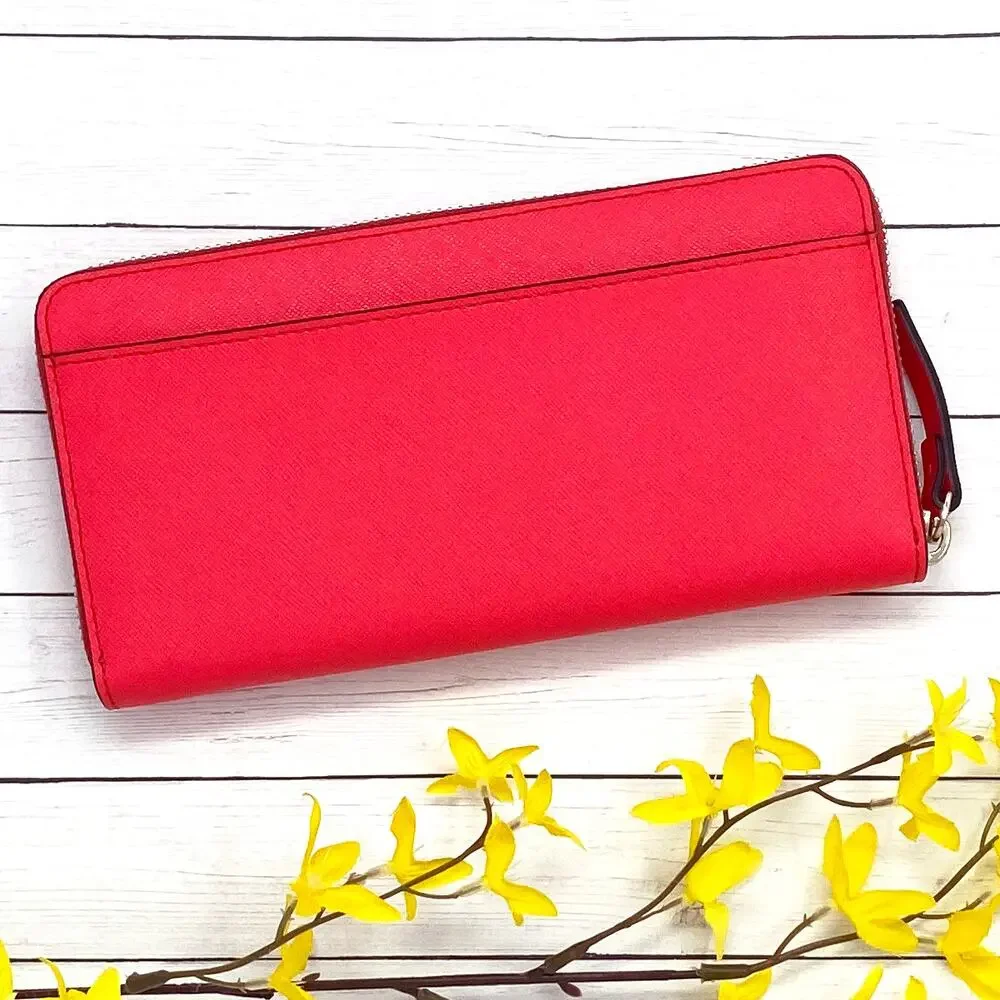 Kate Spade WLRU2885 How Refreshing Neda Pineapple Wallet Geranium NWT